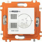 BT Комнатный термостат Axolute с переключателем «лето/зима», 2 модуля (белый)