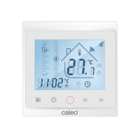 Терморегулятор CALEO С936 Wi-Fi встраиваемый, цифровой, программируемый, 3,5 кВт белый