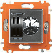 BT Комнатный термостат Axolute с переключателем «лето/зима», 2 модуля (антрацит)