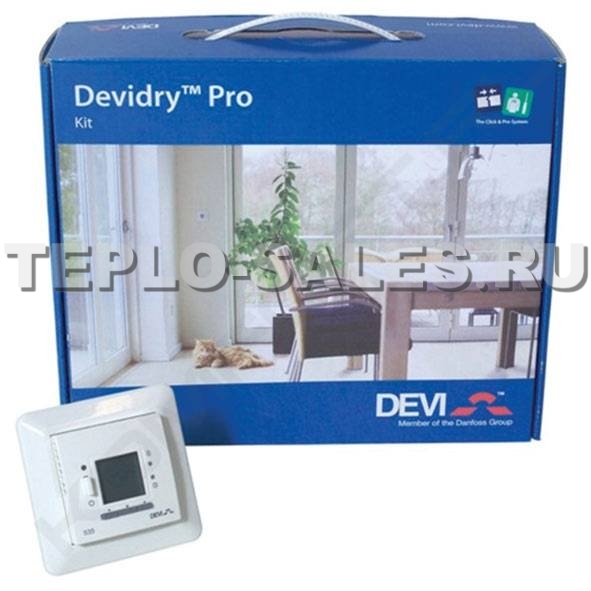 Devidry Pro Kit, комплект: Devireg 535+кабель 3м, 10А+ключ разъемов +алюм. скотч 19911006