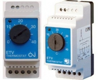 Термостат с датчиком температуры пола Nexans ETV 1991 на DIN рейку